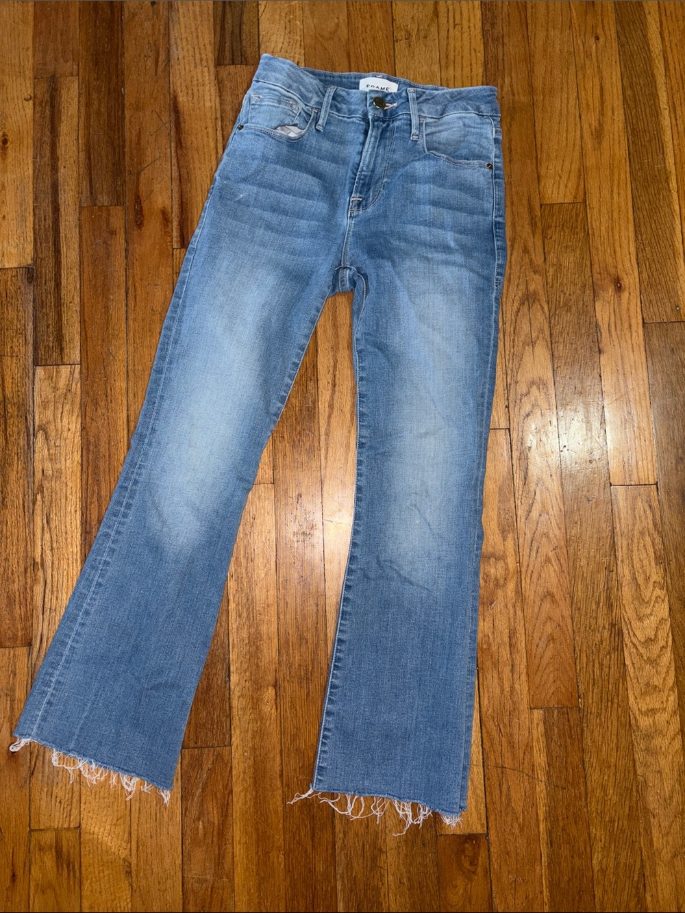 Frame Flare Raw Hem 25